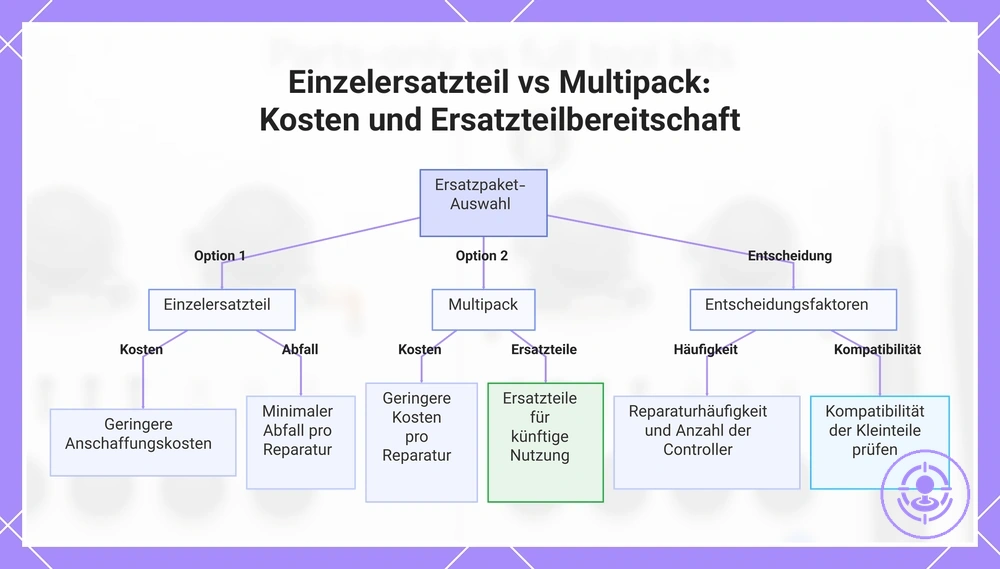Einzelersatzteil vs Multipack: Kosten und Ersatzteilbereitschaft