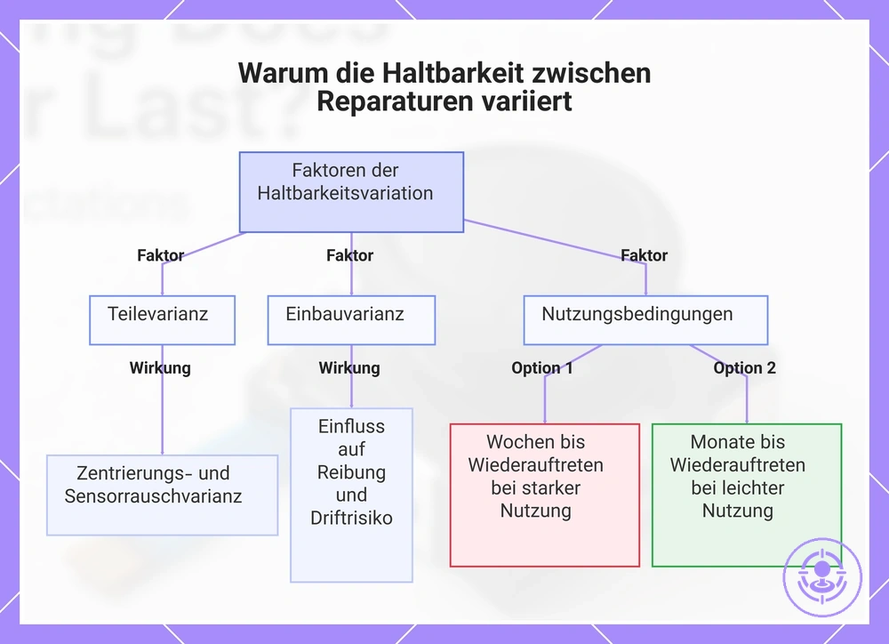 Warum die Haltbarkeit zwischen Reparaturen variiert