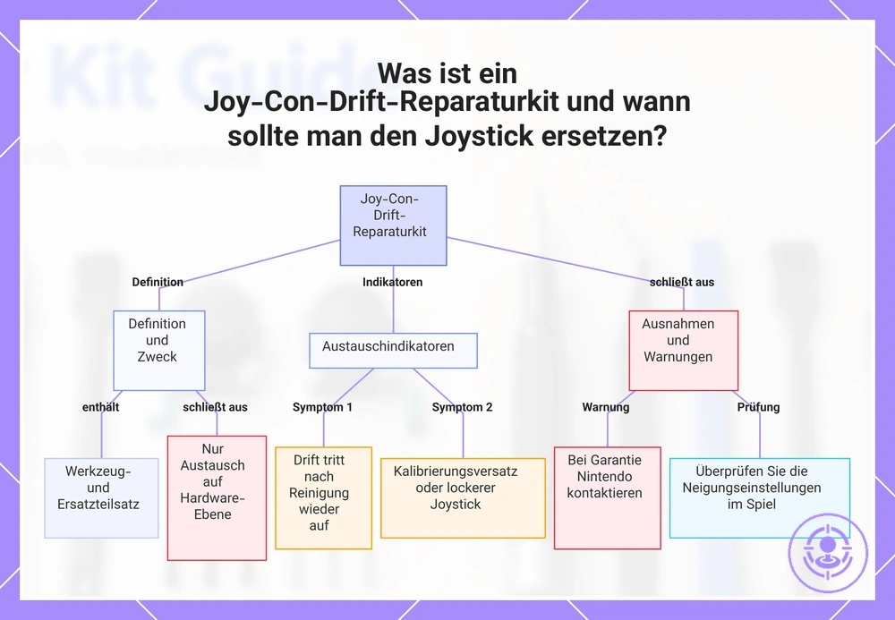 Was ist ein Joy-Con-Drift-Reparaturkit und wann sollte man den Joystick ersetzen?