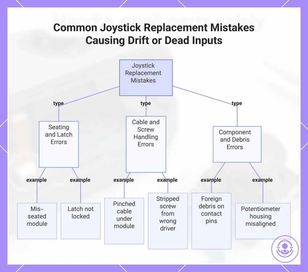 Common Joystick Replacement Mistakes Causing Drift or Dead Inputs