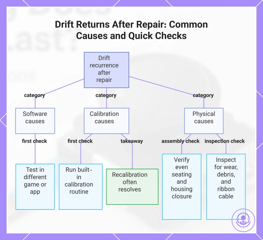Drift Returns After Repair: Common Causes and Quick Checks