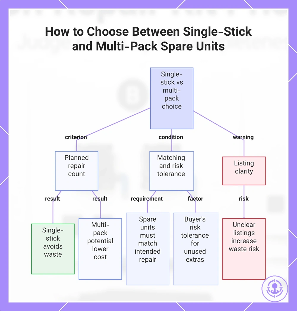 How to Choose Between Single-Stick and Multi-Pack Spare Units