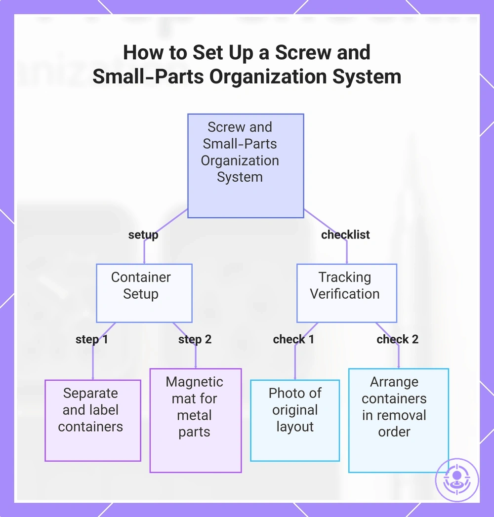 How to Set Up a Screw and Small-Parts Organization System