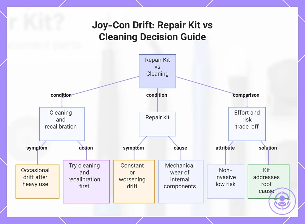 Joy-Con Drift: Repair Kit vs Cleaning Decision Guide