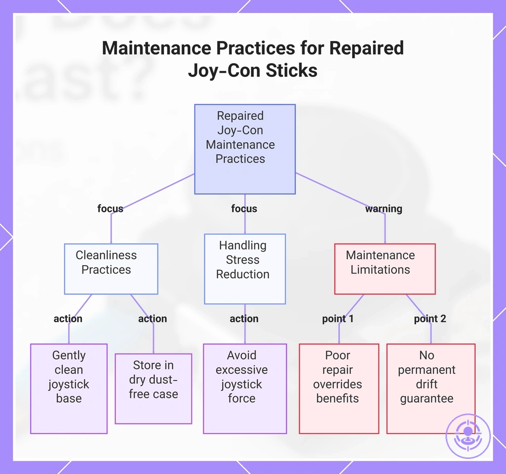 Maintenance Practices for Repaired Joy-Con Sticks