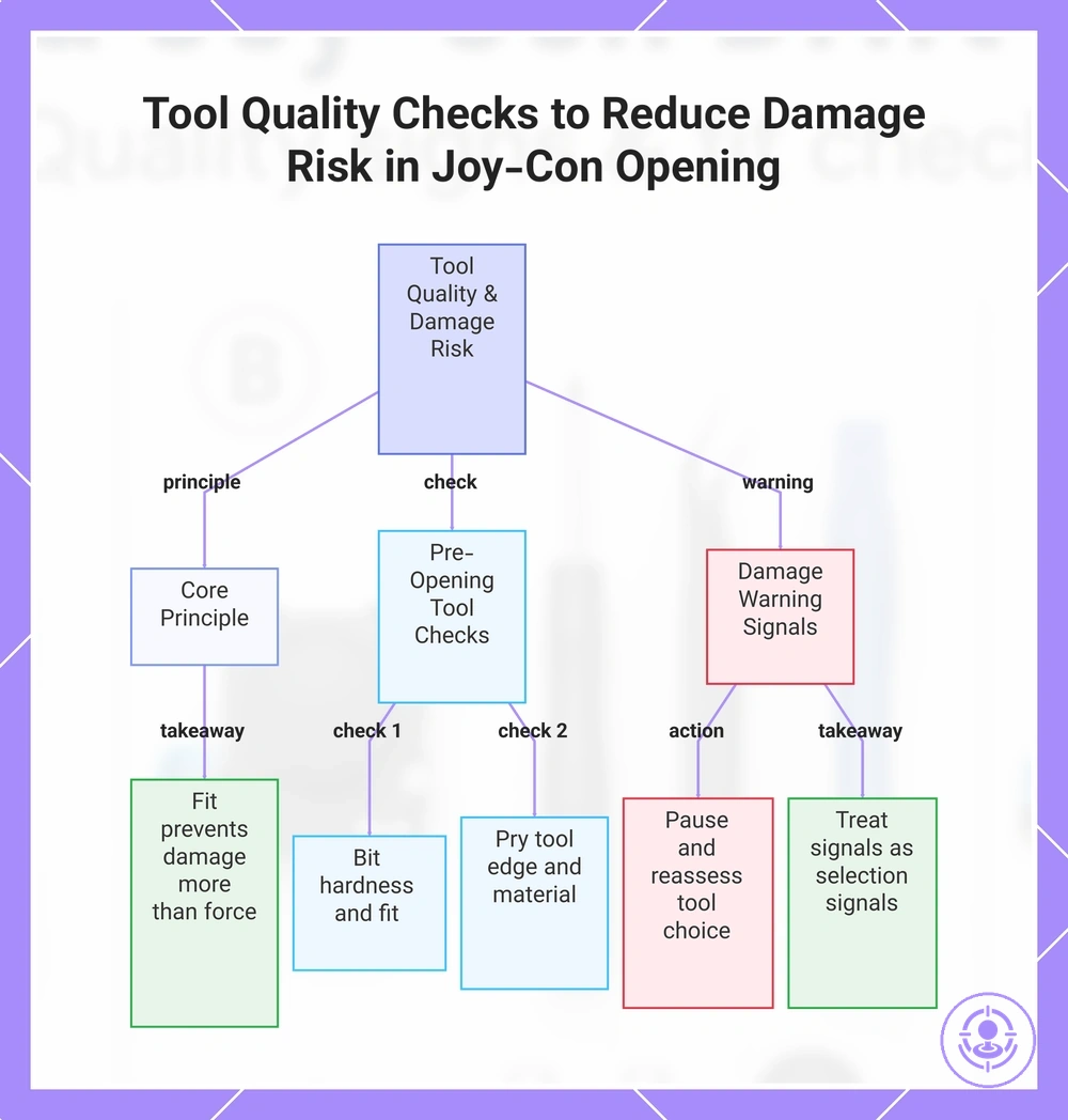 Tool Quality Checks to Reduce Damage Risk in Joy-Con Opening