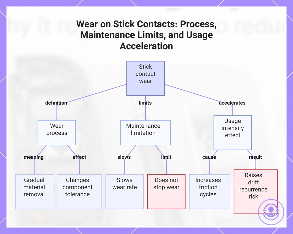 Wear on Stick Contacts: Process, Maintenance Limits, and Usage Acceleration