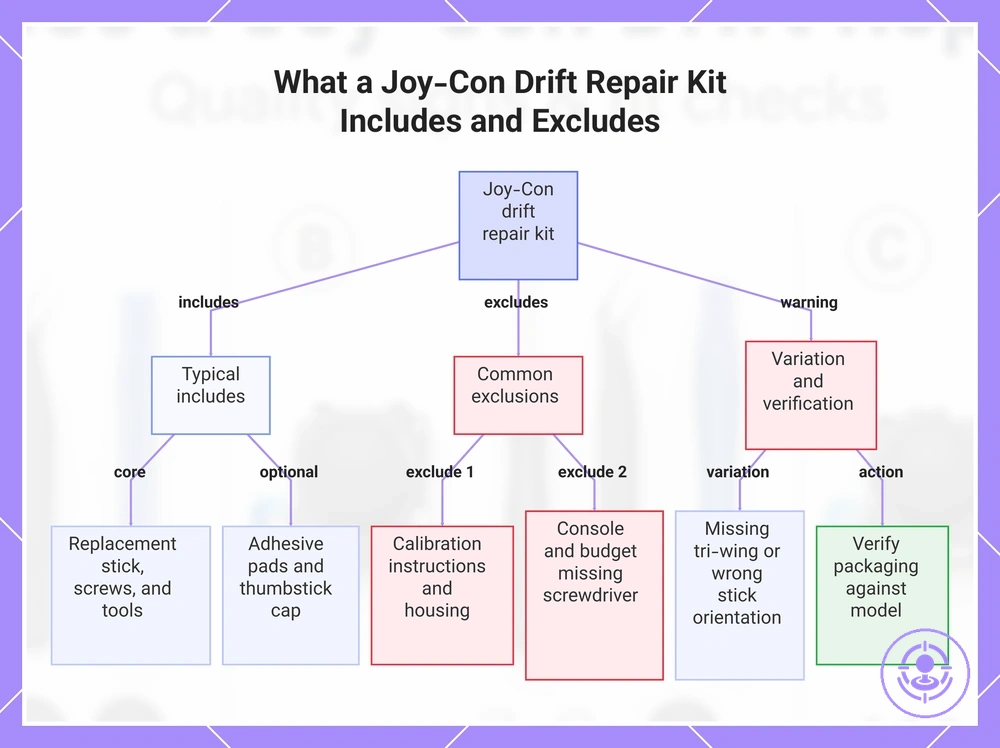 What a Joy-Con Drift Repair Kit Includes and Excludes