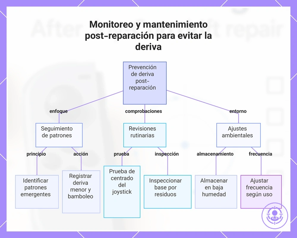 Monitoreo y mantenimiento post-reparación para evitar la deriva