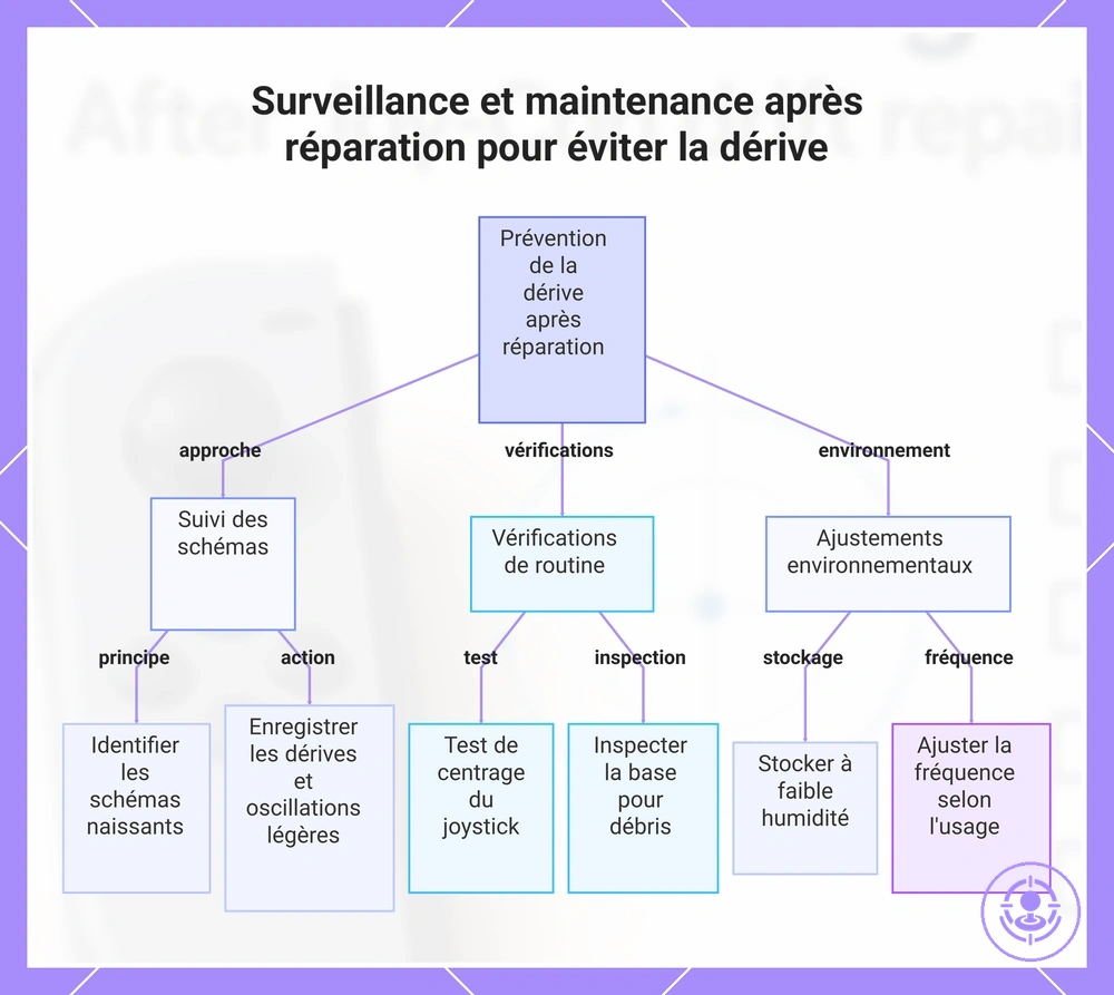 Surveillance et maintenance après réparation pour éviter la dérive