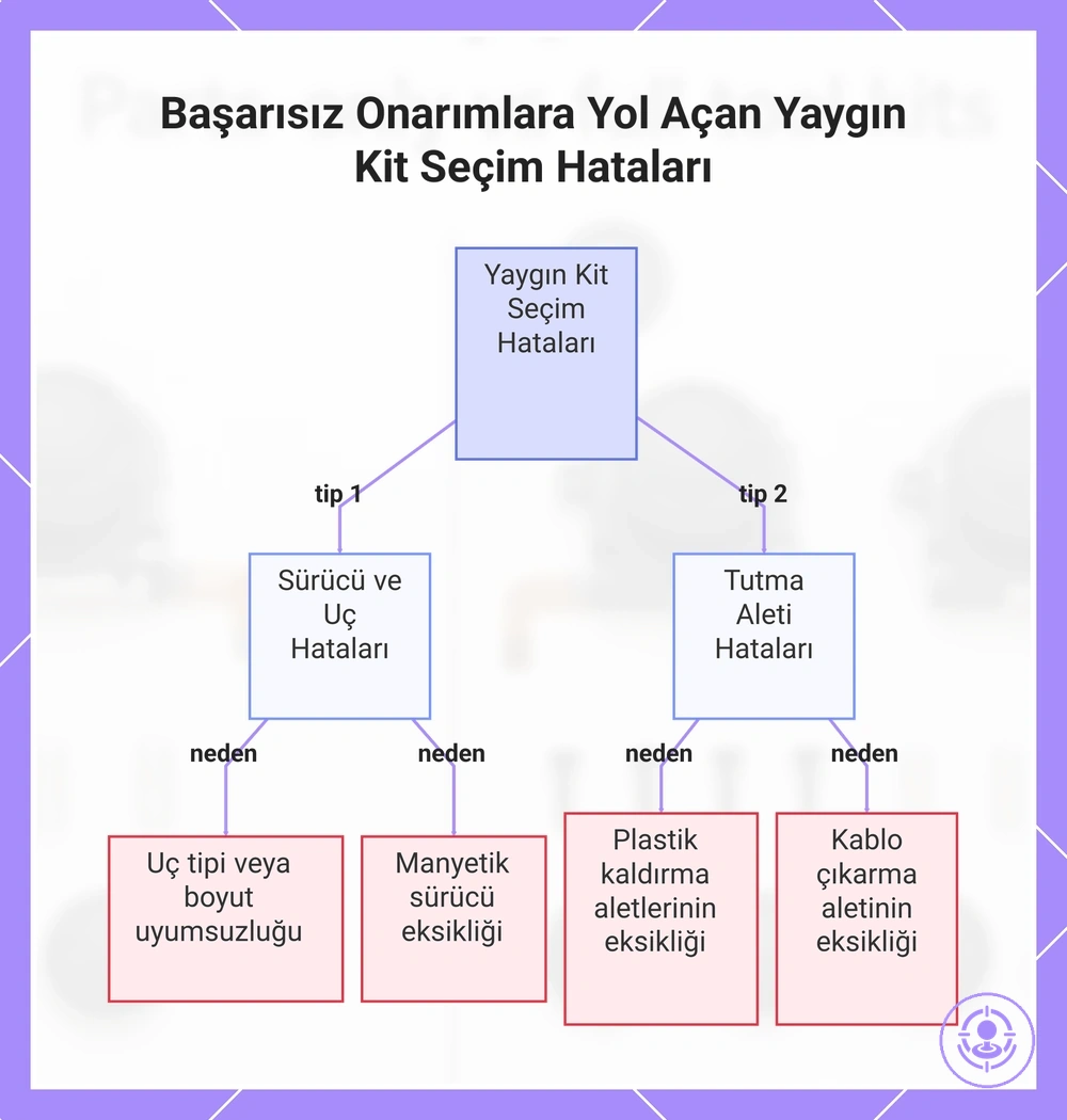 Başarısız Onarımlara Yol Açan Yaygın Kit Seçim Hataları