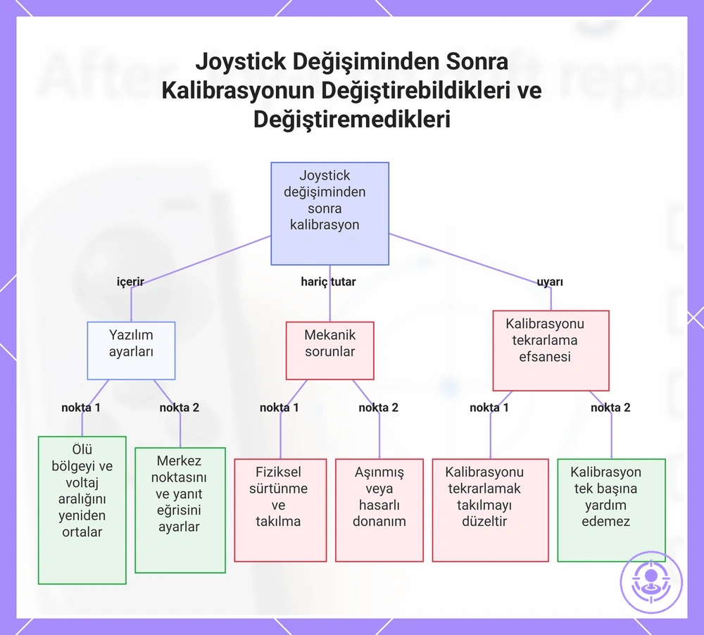 Joystick Değişiminden Sonra Kalibrasyonun Değiştirebildikleri ve Değiştiremedikleri