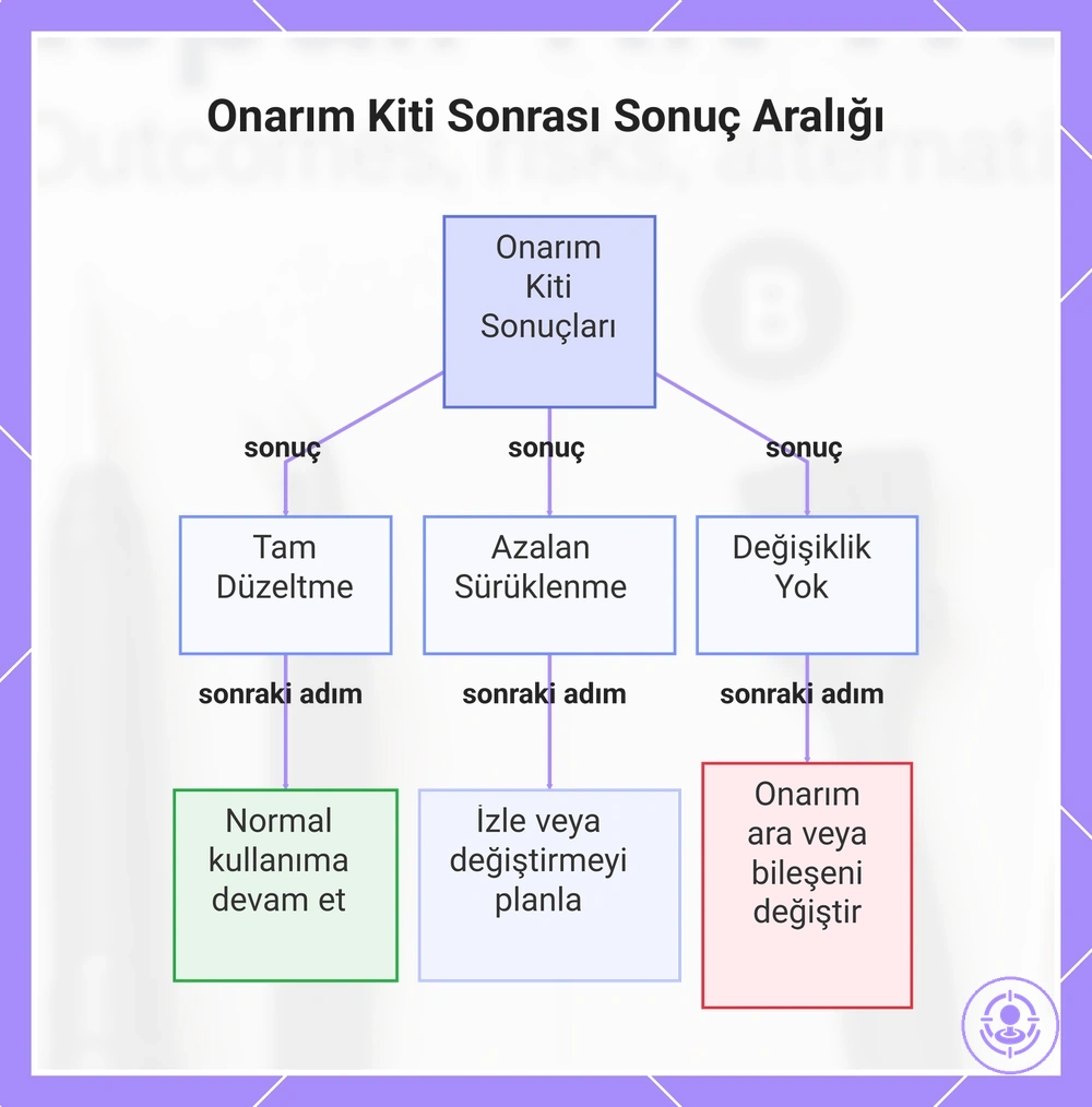 Onarım Kiti Sonrası Sonuç Aralığı