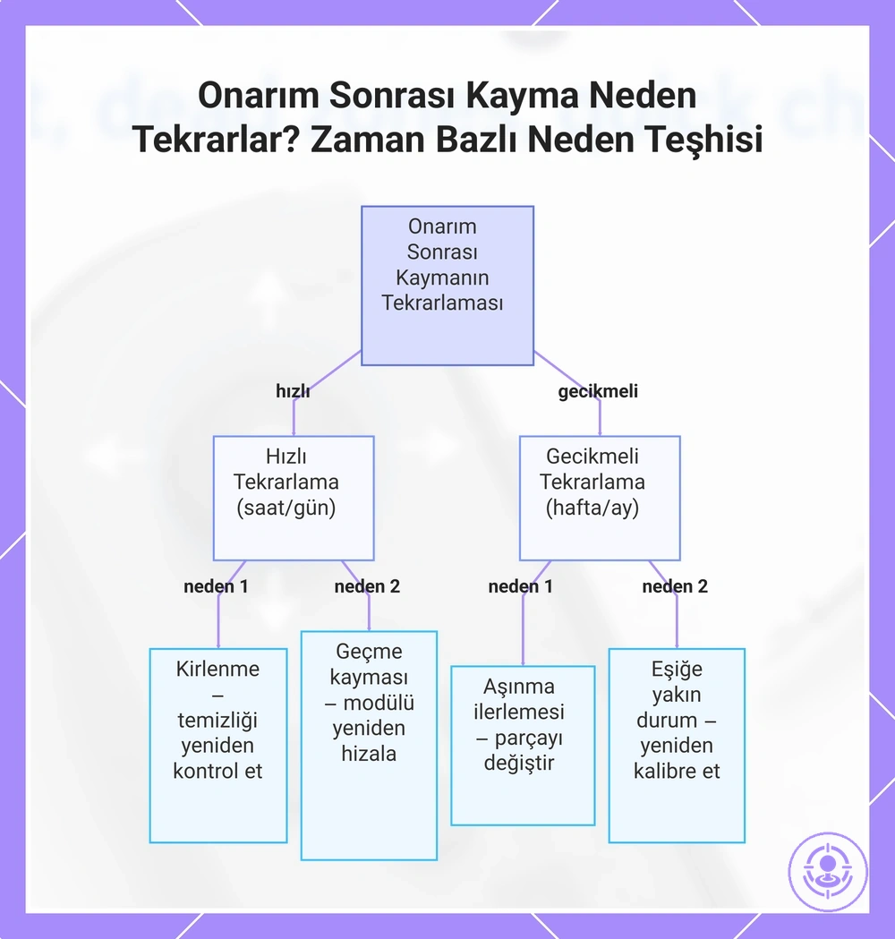 Onarım Sonrası Kayma Neden Tekrarlar? Zaman Bazlı Neden Teşhisi
