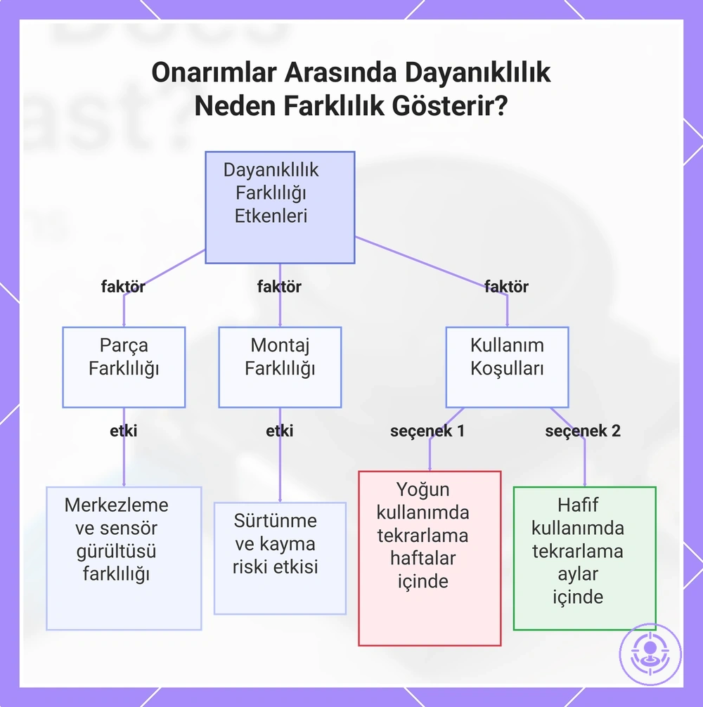 Onarımlar Arasında Dayanıklılık Neden Farklılık Gösterir?